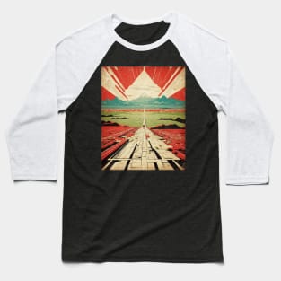 Nazca Lines Peru Tourism Vintage Poster Baseball T-Shirt